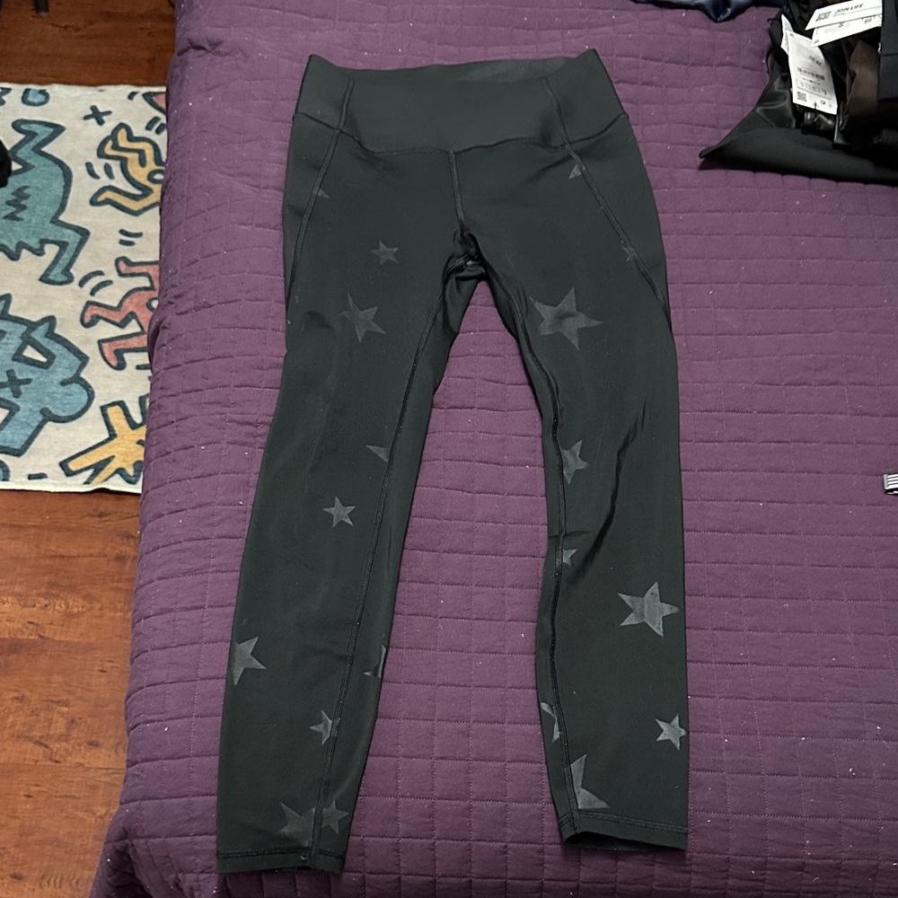 GAP Black Star Pattern Leggings
